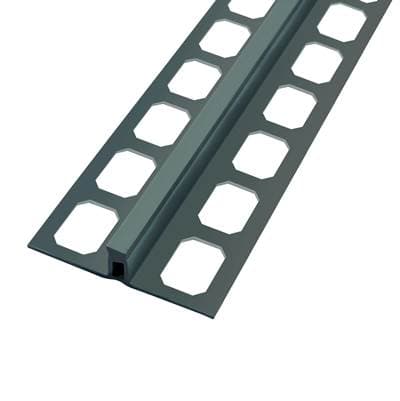 Laticrete Move Joint, 1/4Hx3/16W Pvc, Grout Grey