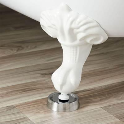 Clawfoot Tub Foot Coasters - Chrome by Maidstone