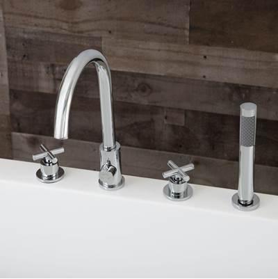 Maidstone Brea Freestanding Tub - Chrome by Maidstone