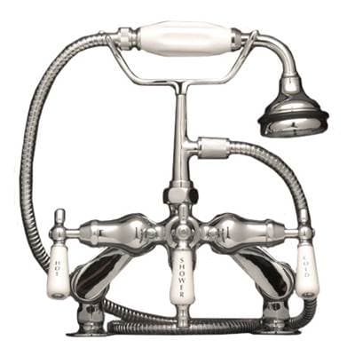 Maidstone Rim Mount English Telephone Faucet - Down Spout - Chrome
