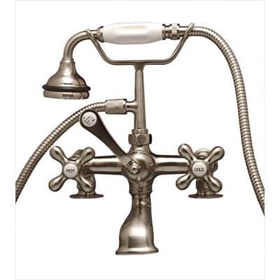 Maidstone Rim Mount English Telephone Faucet - Classic Spout - Chrome