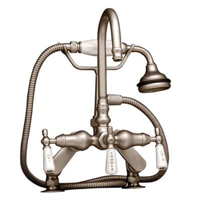 Maidstone Rim Mount English Telephone Faucet - Gooseneck Spout - Chrome