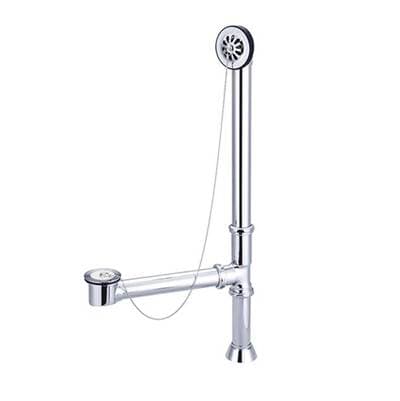 Maidstone Chain & Stopper Clawfoot Tub Drain - Chrome by Maidstone