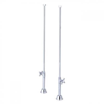Maidstone Straight Supply Lines - Chrome