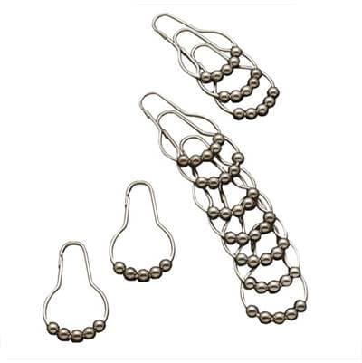Maidstone Rollerball Shower Curtain Rings - Chrome