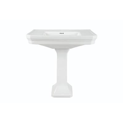 32 Inch Pedestal Sink - Single Hole - No Backsplash by Maidstone