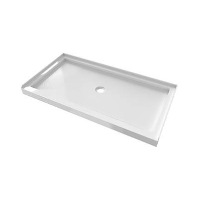 60'' x 32''  Shower Base Center Drain - Wh by Maidstone