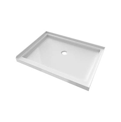 Maidstone 48'' X 36'' Shower Base Center Drain - Wh - White by Maidstone