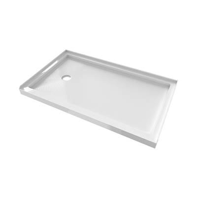 60'' x 36''  Shower Base Left Drain - Wh by Maidstone