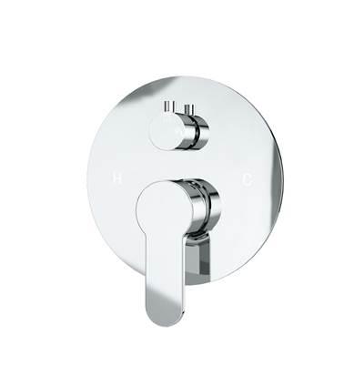 Maidstone Standard Valve - 2 Rounded Handles - Chrome