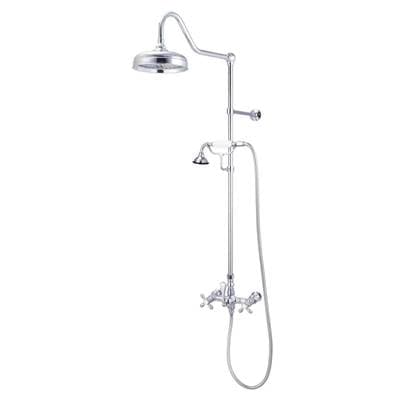 Maidstone Wall Mount Exposed Shower - Brushed Brass