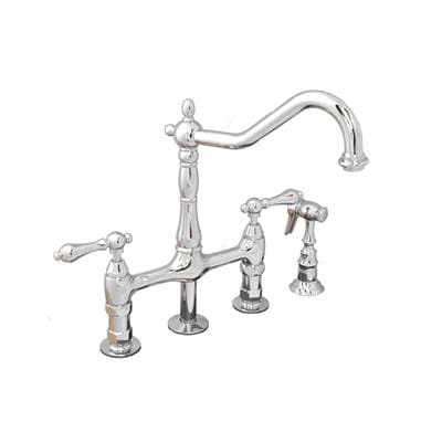 Maidstone Adriana Sink Faucet - Bridge Style - Chrome by Maidstone