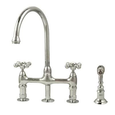 Maidstone Sink Faucet - Bridge Style - Brushed Brass by Maidstone