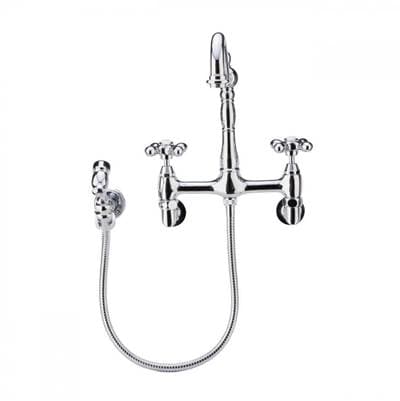 Maidstone Audrey Wall Mount Kitchen Faucet - Chrome by Maidstone