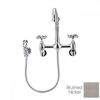 Audrey Wall Mount Kitchen Faucet - Brushed Nickel