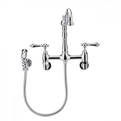 Audrey Wall Mount Kitchen Faucet - Chrome by Maidstone
