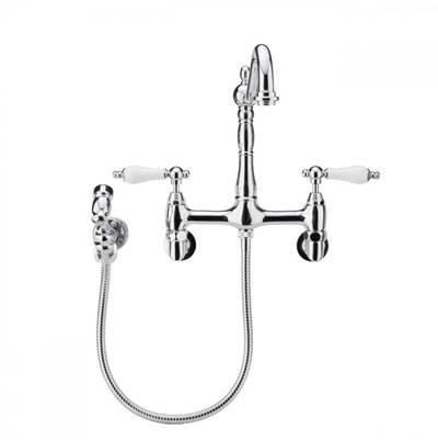 Audrey Wall Mount Kitchen Faucet - Chrome