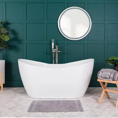 Maidstone Wexler Acrylic Contemporary Tub - Chrome