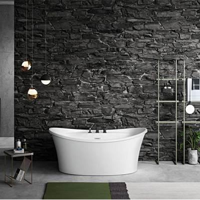 Maidstone Conway Acrylic Double Ended Tub - Chrome by Maidstone