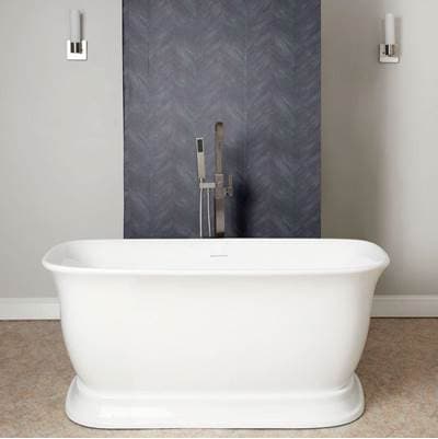 Maidstone Emilia Acrylic Contemporary Tub - Chrome
