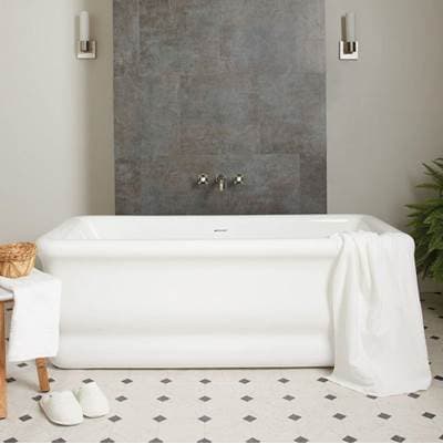 Maidstone Kent Acrylic Contemporary Tub - Chrome