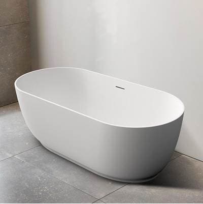 Maidstone Persia Acrylic Contemporary Tub - Chrome by Maidstone
