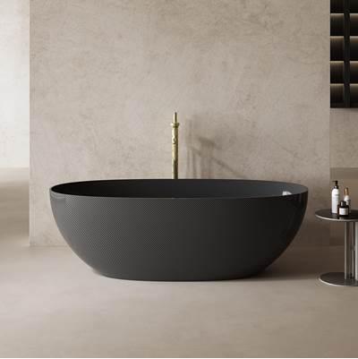 67 Inch Carbon Fiber Freestanding Tub by Maidstone