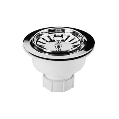 Maidstone Kitchen Sink Basket Strainer 3-1/2'' - Supercoated Brass