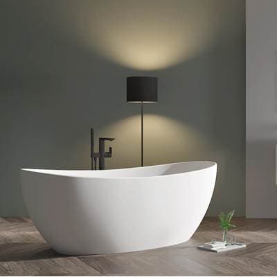 Maidstone Genoa MWS Solid Surface Tubs - White