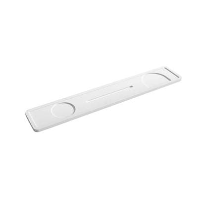 Maidstone Matte White BATH TRAY WITH WINE Holder by Maidstone
