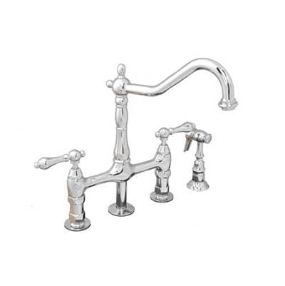 Maidstone Adriana Sink Faucet - Bridge Style - Matte Black by Maidstone