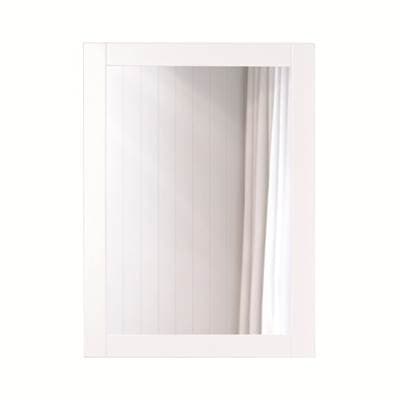Maidstone 24 Inch Wood Mirror - White by Maidstone