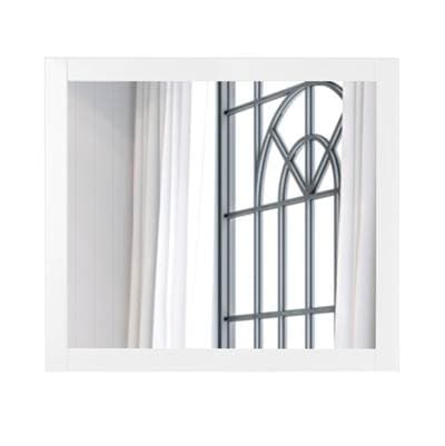 Maidstone 24 Inch Wood Mirror - White by Maidstone