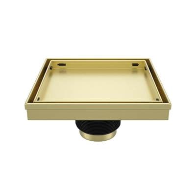 Maidstone Square Shower Drain - Brushed Brass by Maidstone
