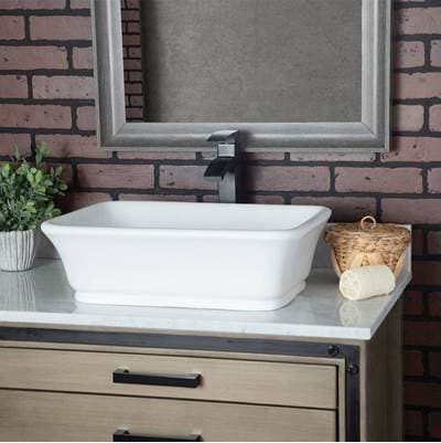 Maidstone Juliet Minteralcast Vessel Sink - Matte White by Maidstone
