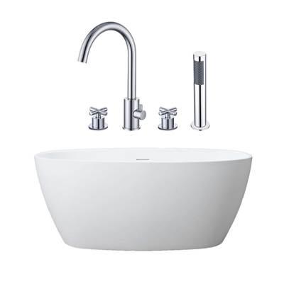 Maidstone Medway Acrylic Contemporary Tub - Chrome