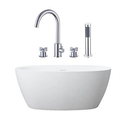 Maidstone Medway Acrylic Contemporary Tub - Chrome by Maidstone