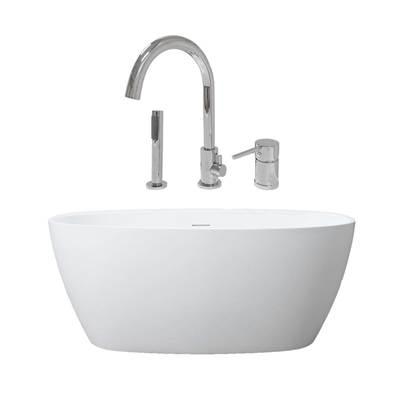 Maidstone Medway Acrylic Contemporary Tub - Chrome