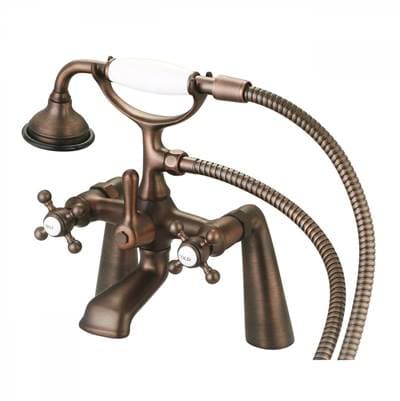 Maidstone Rim Mount English Telephone Faucet - Classic Spout - Brushed Nickel by Maidstone