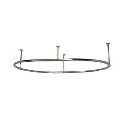 Maidstone O-ring Shower Curtain Rod - 30'' X 54'' - Chrome by Maidstone