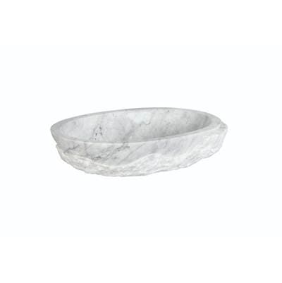Maidstone Marble Vessel Sink - White Carrera Marble by Maidstone