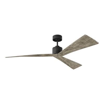 Visual Comfort Fan Collection Adler 60 Ceiling Fan in with Light Grey Weathered Oak Blades Aged...