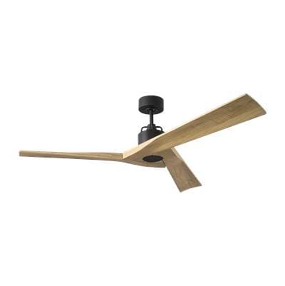 Visual Comfort Fan Collection Alma Smart 52 Ceiling Fan in Midnight Black with Natural Honey... by Visual Comfort Fan Collection