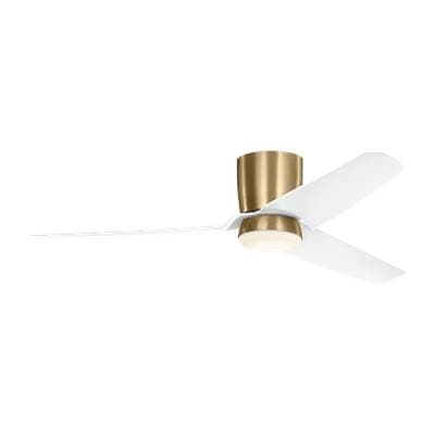 Visual Comfort Fan Collection Colgin 56 Hugger LED Ceiling Fan in Matte White with Matte White... by Visual Comfort Fan Collection