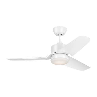 Visual Comfort Fan Collection Colgin 44 LED Ceiling Fan in Matte White with Matte White Blades... by Visual Comfort Fan Collection