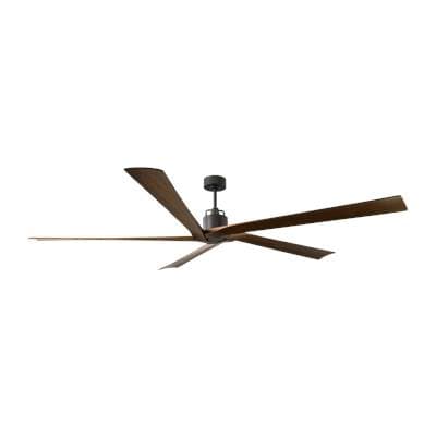 Visual Comfort Fan Collection Aspen 84 Ceiling Fan in with Dark Walnut Blades Aged Pewter - Aged...