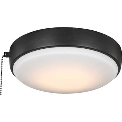 Visual Comfort Fan Collection Universal Light Kits 9'' LED Light Kit in Aged Pewter with Frosted...