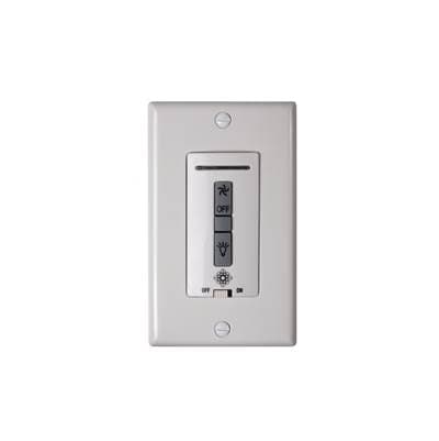 Visual Comfort Fan Collection 4 - Speed with Dimmer Hardwired Remote Wall Control. - White