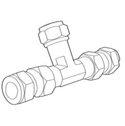 Moen Commercial Mixing Tee with Check Valves - Chrome