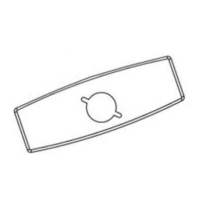 Moen Commercial 4'' Deck Plate (with Mounting Kit) for 8302, 8303, 8304 - Chrome